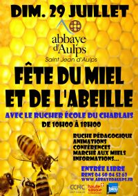Fete Du Miel Et De L'abeille. Le dimanche 29 juillet 2018 à Saint Jean d'Aulps. Haute-Savoie.  10H00